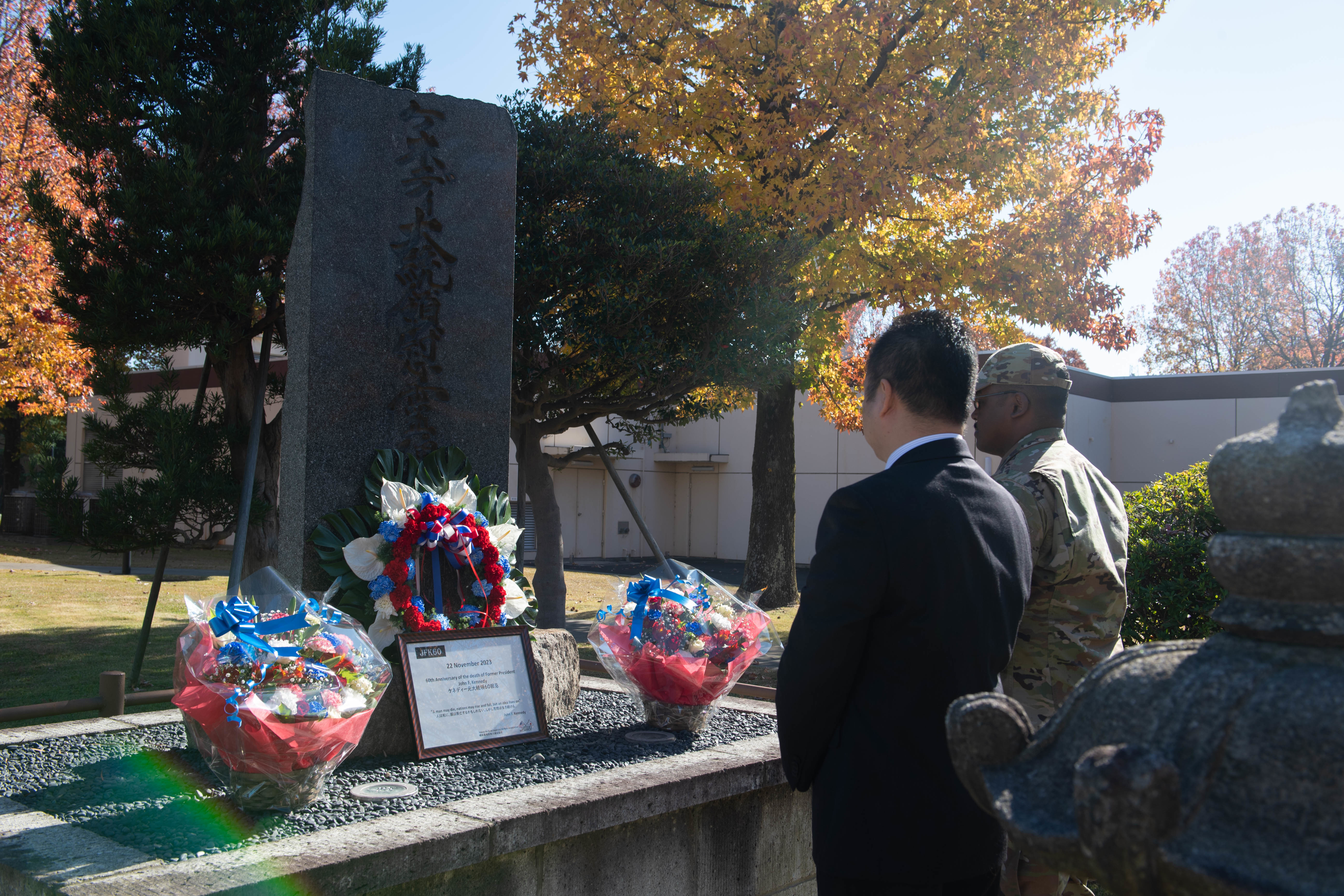 Yokota Leaders, JWA members gather to mark the 60th anniversary of President JFK’s death